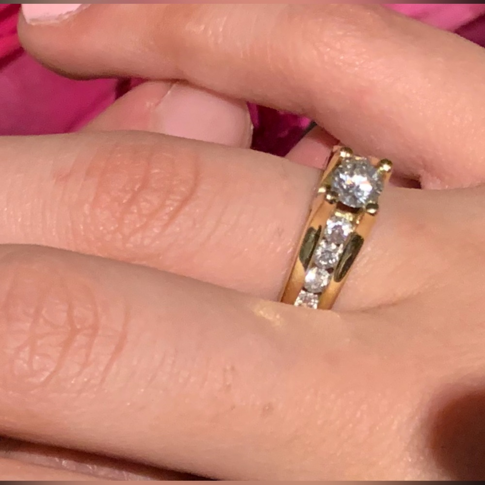 MACY'S Certified Diamond Channel
Engagement Ring in 14k Gold (1 ct. t.w.)